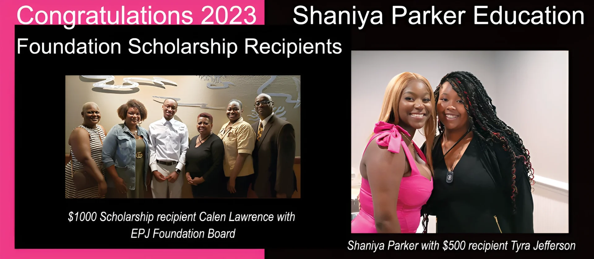 Scholarship recipients recognized at the 2023 gala event.